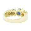 Image 3 : 1.45 ctw Blue Sapphire and Diamond Ring - 14KT Yellow Gold