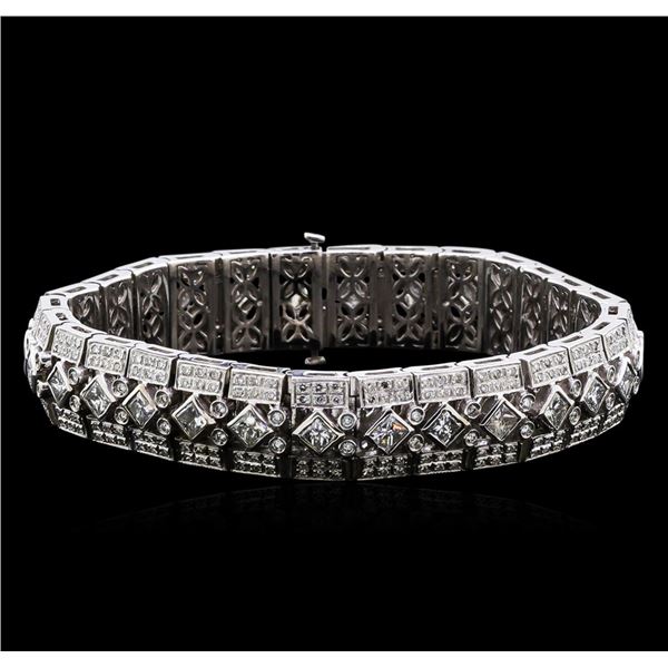 10.00 ctw Diamond Bracelet - 18KT White Gold