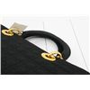 Image 3 : Christian Dior Black Cannage Quilted Nylon Large Lady Dior Bag