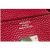 Image 4 : Hermes Burgundy Togo Leather Brikin 40cm Satchel Bag