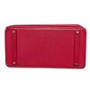 Image 6 : Hermes Burgundy Togo Leather Brikin 40cm Satchel Bag