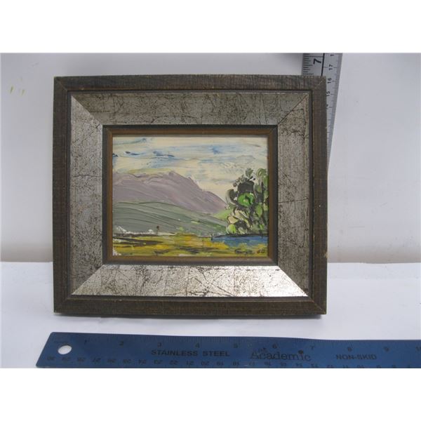 Original, Signed Framed Miniture Painting