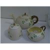 Image 3 : 3 Vintage Teapots and Cream and Sugar Set