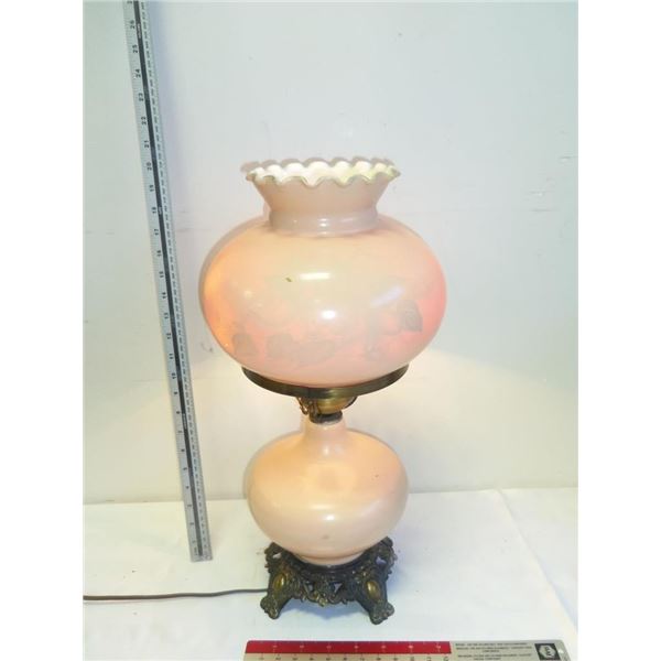 Vintage, Painted, Electric Table Top Light