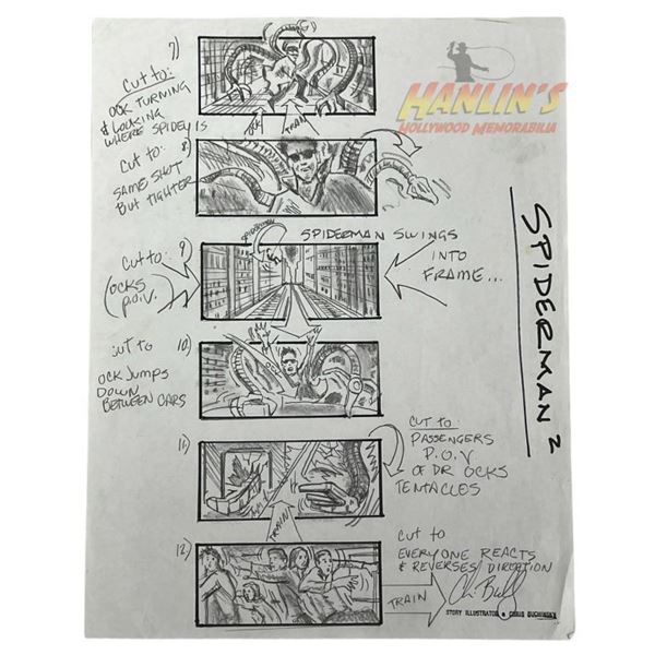 Jumanji (1995) - Hand Drawn Monkey Storyboard
