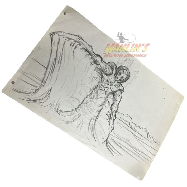 One Dark Night (1982) - Hand Drawn Design Artwork #2