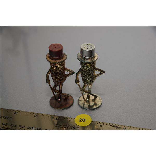 Mr. Peanut salt and pepper