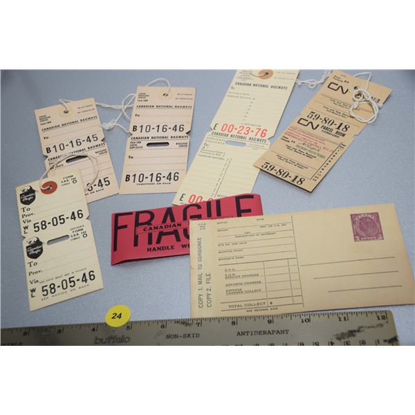 CPR & CNR baggage labels