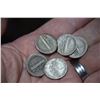Image 3 : 5 USA Mercury dimes