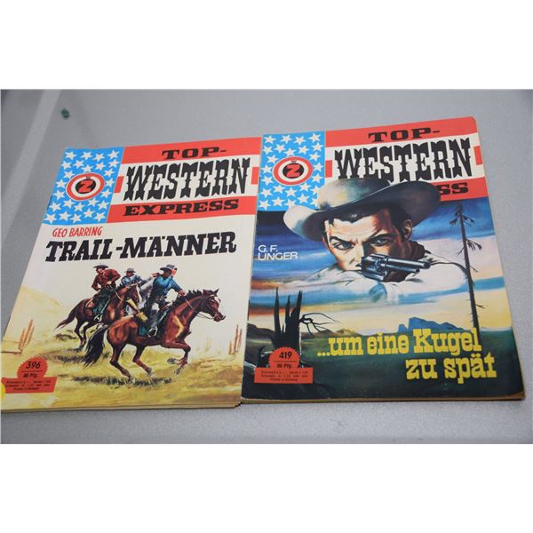 Vintage German Western magazines