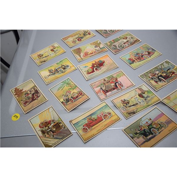 Antique automobile trading cards