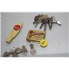 Image 1 : Needle tin, keys, etc