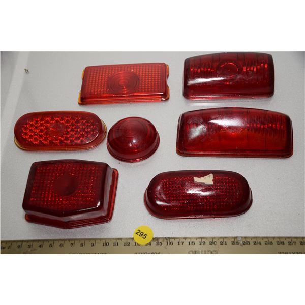 NOS Antique glass lens covers