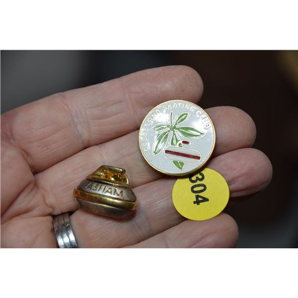 Vintage curling pins