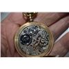 Image 3 : Running antique Illinois 1917 17 jewel pocket watch & gold filled chain
