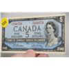 Image 1 : 1954 $5 Canada bank note