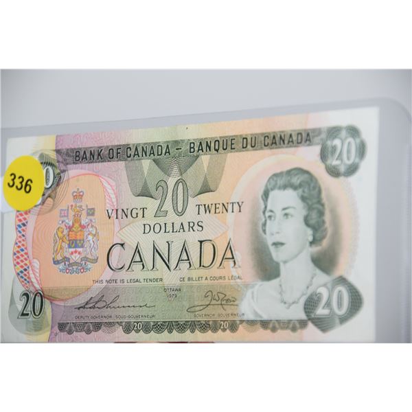 1979 $20 Canada bank note