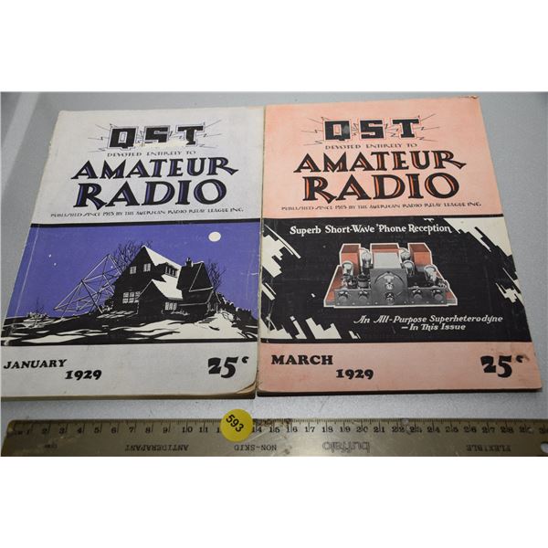 1929 Amateur radio magazines