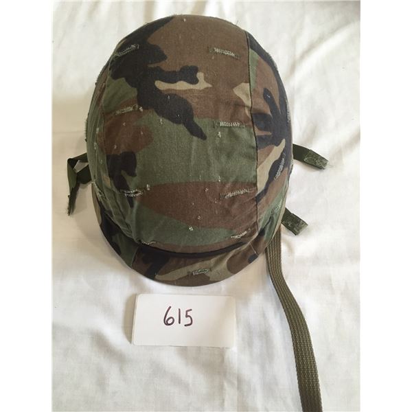 US WW2 Style Steel Camo helmet