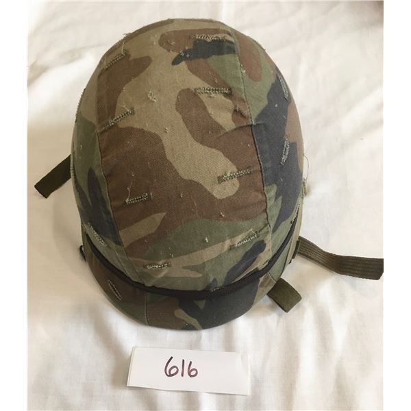 US WW2 Style Steel Camo helmet