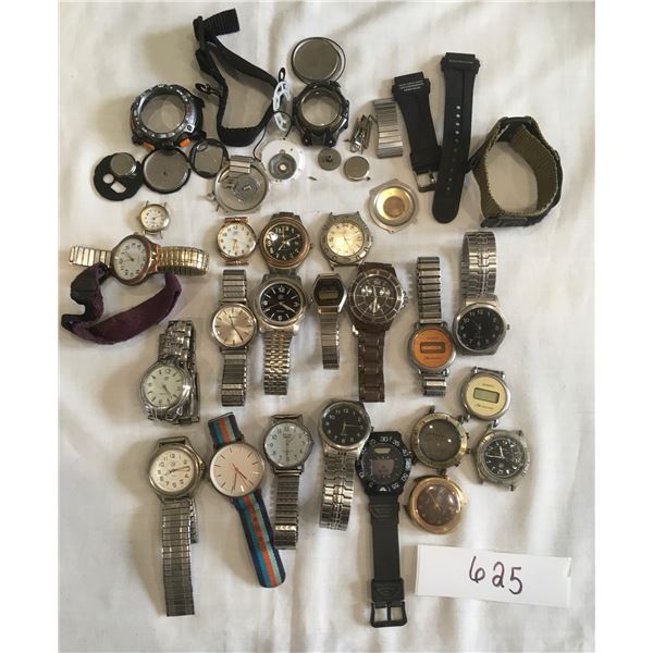 assorted watches and accessories