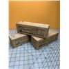 Image 3 : LOT OF VINTAGE BURNS WOODEN CHEESE BOXES