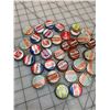 Image 1 : LOT OF VINTAGE CORK LINED SODA POP BOTTLE CAPS HIRES PEPSI CRUSH ETC