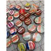 Image 3 : LOT OF VINTAGE CORK LINED SODA POP BOTTLE CAPS HIRES PEPSI CRUSH ETC
