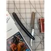 Image 4 : MISC LOT KNIVES STRAIGHT RAZOR BELT BUCKLE ETC