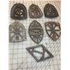 Image 1 : ANTIQUE SAD IRON TRIVET LOT