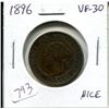 Image 1 : 1896 Canadian Victorian Large Cent. VF-30. Nice.