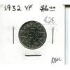 Image 1 : 1932 Canadian Nickel 5 Cents. VF-20. Nice.