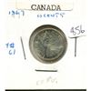 Image 1 : 1967 Canadian Centennial Silver 10 Cents. MS-63.