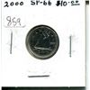 Image 1 : 2000 Canadian 10 Cents. Specimen-66 from a Specimen Set. Nice.