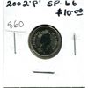 Image 1 : 2002P Canadian 10 Cents. Specimen-66 from a Specimen Set. Nice.