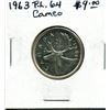Image 2 : 1963 Canadian Silver 25 Cents. MS-63. Cameo. Nice.