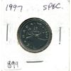 Image 1 : 1997 Canadian 25 Cents. Specimen-66 from a Specimen Set. Nice.