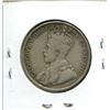 Image 2 : 1918 Canadian Silver 50 Cents. Last year of World War I. F-12.
