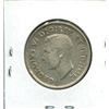 Image 2 : 1938 Canadian Silver 50 Cents. Key Date. Mintage of 192,018. F-12.