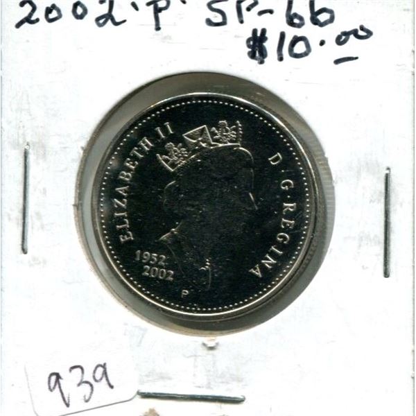 2002P 50 Cents. Specimen-66 from a Specimen Set. Nice.