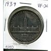 Image 1 : 1939 Canadian Silver Dollar. Issued to commemorate the Royal Visit of King George Vi and Queen Eliza