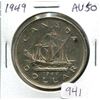 Image 1 : 1949 Canadian Silver Dollar. Issued to commemorate Newfoundland joining Canadian Confederation in 19