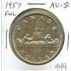 Image 1 : 1957 Silver Dollar. Full Water Lines. AU-50. Nice.
