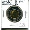 Image 1 : 2002 Toonie. Specimen-66 from a Specimen Set. Nice.