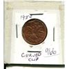 Image 1 : 1980 Canadian Error Cent with Curved Clip. BU Red.