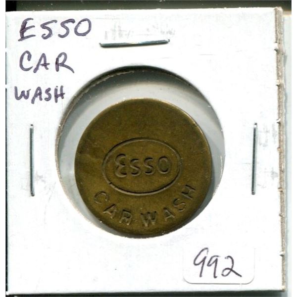 Esso Car Wash Token. EF.