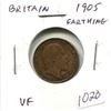 Image 1 : Great Britain. 1905 Edward VII farthing. VF.