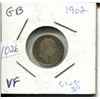 Image 1 : Great Britain. 1902 Silver 3 Pence. First year of issue for King Edward VII. VF.