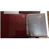 Image 7 : Empty Vista World Coin Album. For housing 116 world coins. Lightly Used. & Red BCS Binder