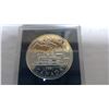 Image 2 : 1981 Trans-Canada Railway Centennial Specimen Silver Dollar. In case and box of issue.